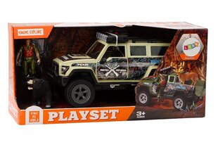 Mänguasjajahiauto koos tarvikutega Off-road Lean Toys, 3 tk hind ja info | Poiste mänguasjad | kaup24.ee