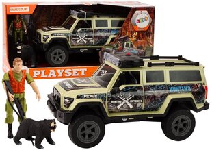 Mänguasjajahiauto koos tarvikutega Off-road Lean Toys, 3 tk hind ja info | Poiste mänguasjad | kaup24.ee