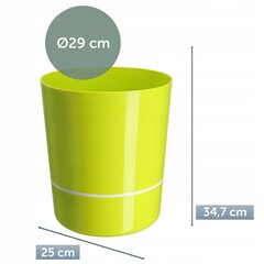 Lillepott Lillekaas 29 cm Kaheosaline Taim Lillepott Plastik hind ja info | Dekoratiivsed lillepotid | kaup24.ee