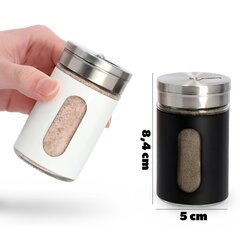 Salt Shaker Salt Seasoner Valge konteiner 90ml hind ja info | Soola- ja pipraveskid, maitseianepurgid | kaup24.ee