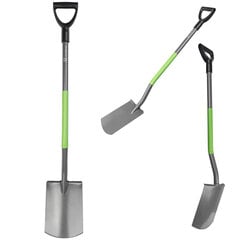 Kadax Shovel sirge labidas 120cm Metal Garden Ergonoomiline Solid hind ja info | Aiatööriistad | kaup24.ee