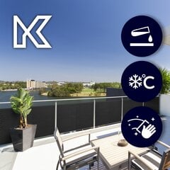 Балконное покрытие Коврик из техноротанга Balcony 1x1M цена и информация | Заборы и принадлежности к ним | kaup24.ee