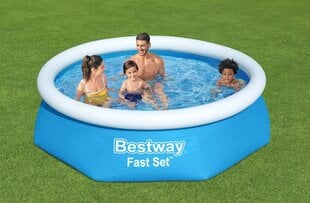 Бассейн Bestway Fast Set, 244x61 см, без фильтра цена и информация | Бассейны | kaup24.ee