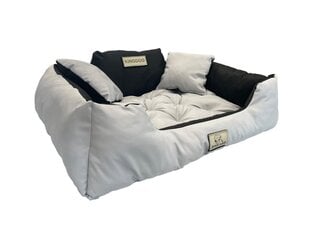 KingDog Grey Waterproof Dog Couch Bed 100x75 см цена и информация | Лежаки, домики | kaup24.ee