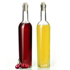 2 бутылки для настоек по 500 мл с пробкой Fi19 цена и информация | Посуда и принадлежности для консервирования | kaup24.ee