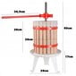 Puuviljapress 6L + kott цена и информация | Mahlapressid | kaup24.ee
