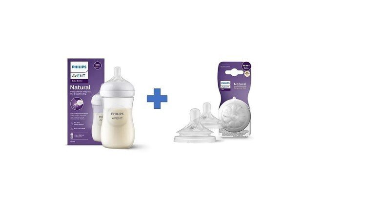 Pudel Philips Avent SCY903/01 lutiga SCY964/02, 260 ml цена и информация | Lutipudelid ja aksessuaarid | kaup24.ee