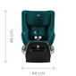 Britax-Römer turvaiste Dualfix Pro M Diamond, 9-18 kg, Jade Green hind ja info | Turvatoolid | kaup24.ee