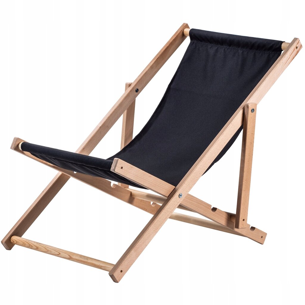 Garden Beach Lamamistool Puidust lamamistoolid 2 tk hind ja info | Päevitustoolid | kaup24.ee