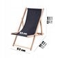 Garden Beach Lamamistool Puidust lamamistoolid 2 tk hind ja info | Päevitustoolid | kaup24.ee