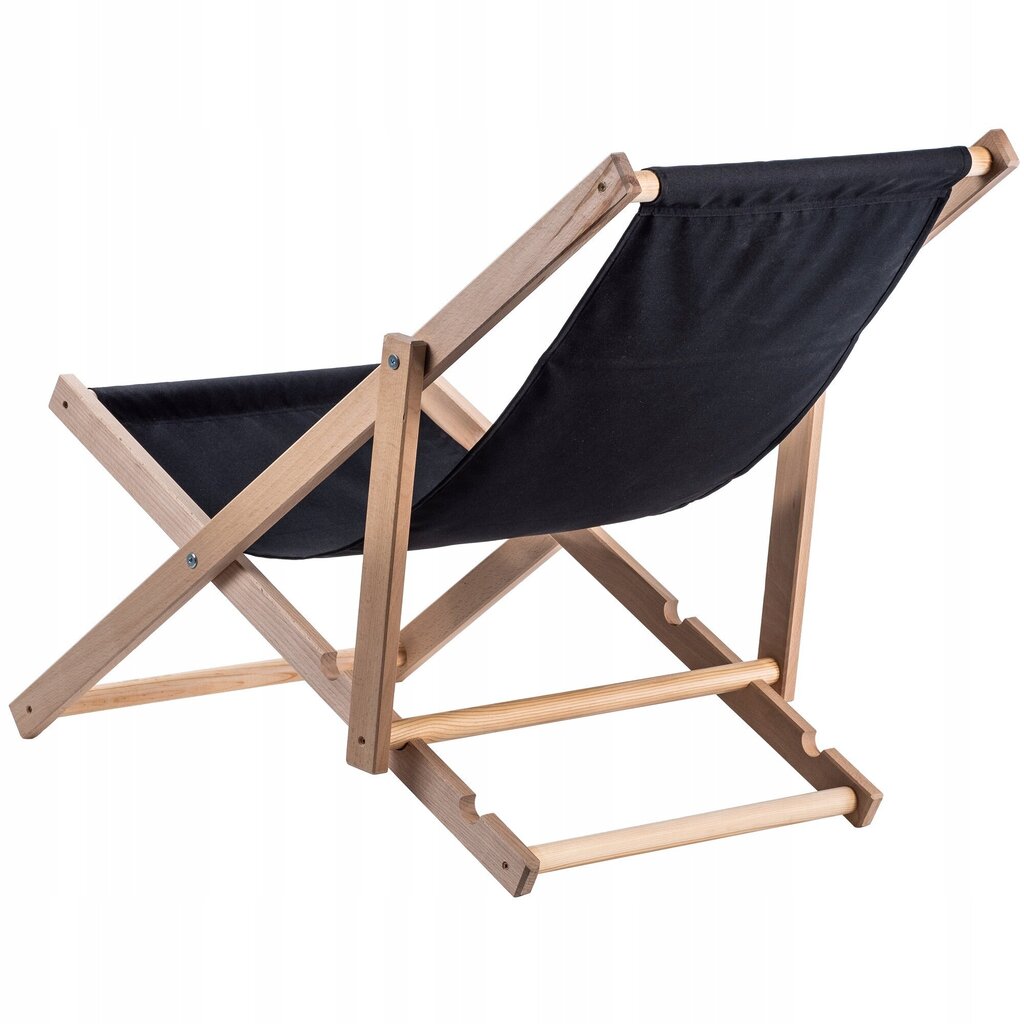 Garden Beach Lamamistool Puidust lamamistoolid 2 tk hind ja info | Päevitustoolid | kaup24.ee