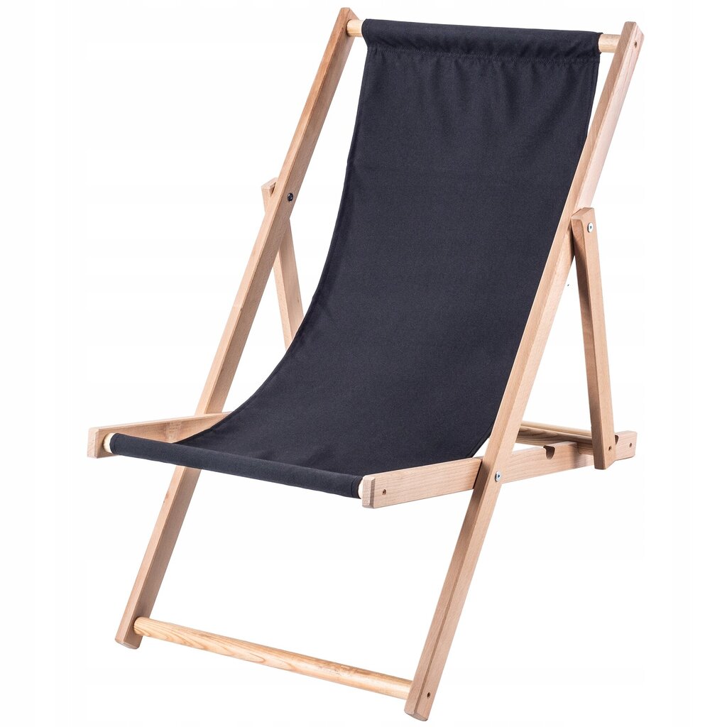 Garden Beach Lamamistool Puidust lamamistoolid 2 tk hind ja info | Päevitustoolid | kaup24.ee