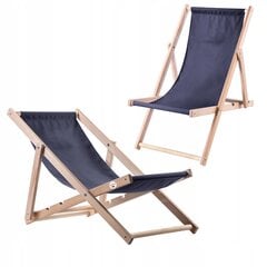 Garden Beach Lamamistool Puidust lamamistoolid 2 tk hind ja info | Päevitustoolid | kaup24.ee