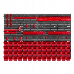 Настенная доска для мастерской 116x78см 81 Эл цена и информация | Ящики для инструментов, держатели | kaup24.ee