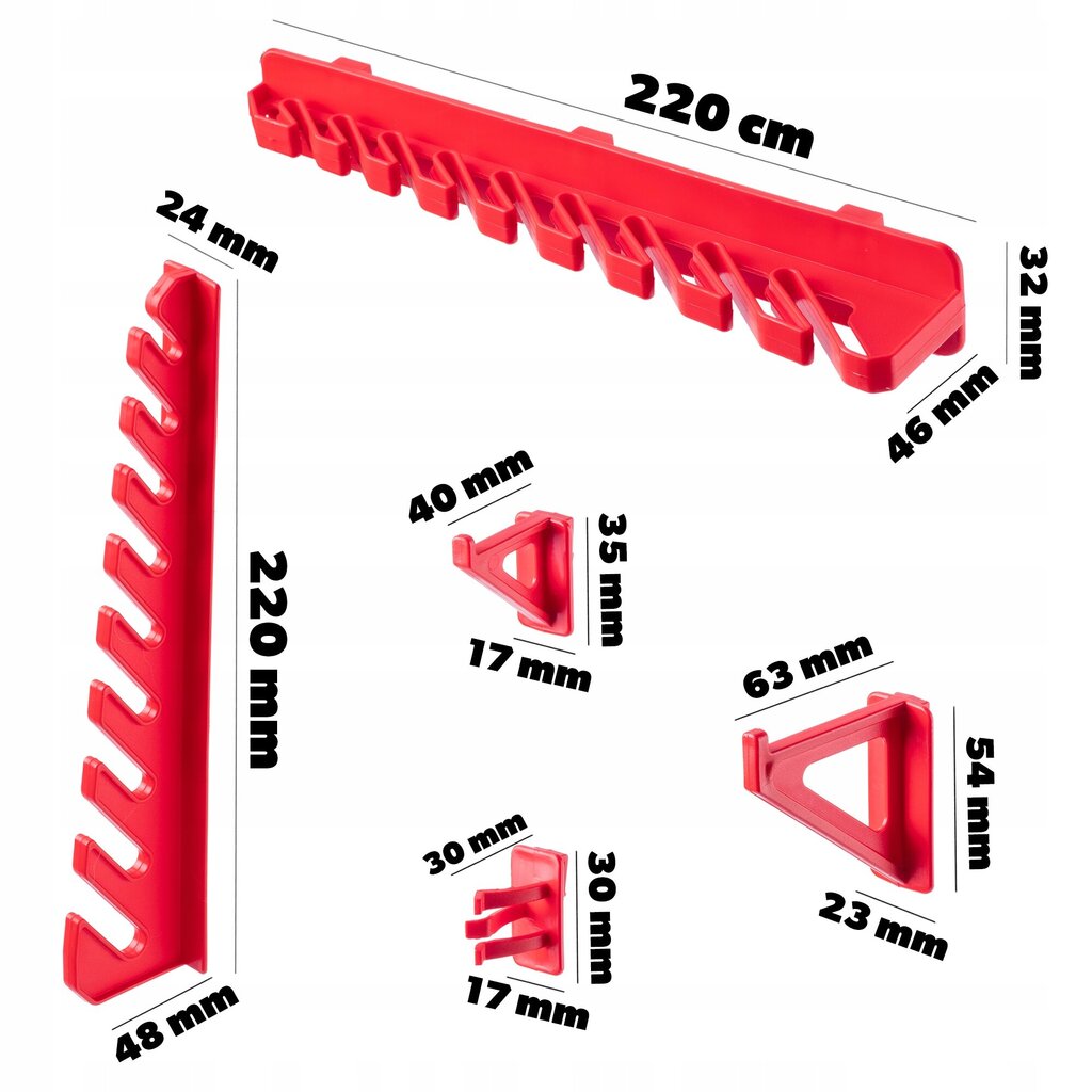 Töökoja Laud Sein 232x78cm 132 El hind ja info | Tööriistakastid, tööriistahoidjad | kaup24.ee