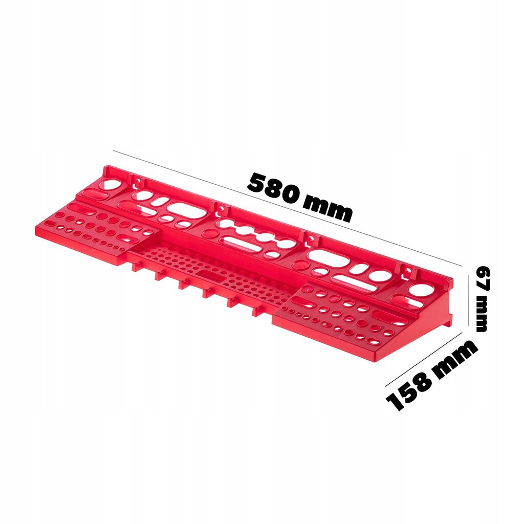 Töökoja Laud Sein 232x78cm 132 El hind ja info | Tööriistakastid, tööriistahoidjad | kaup24.ee