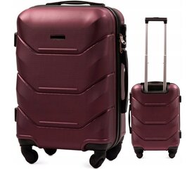 Väike kohver koos kosmeetikakohvriga Unlimited 4201, S, Burgundia hind ja info | Kohvrid, reisikotid | kaup24.ee