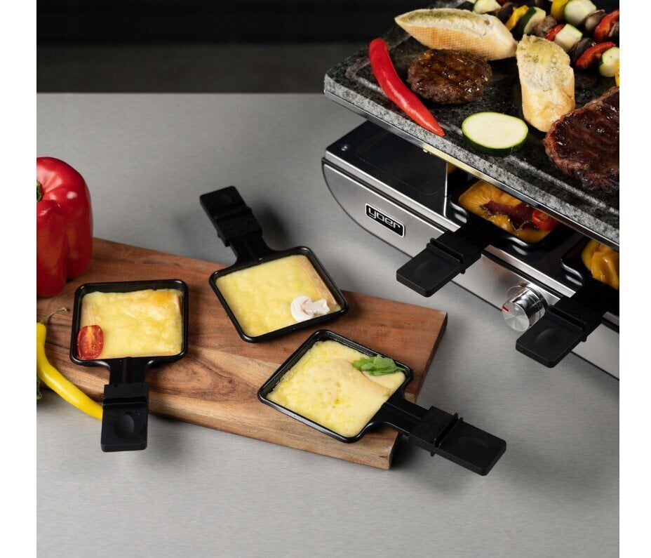 4in1 elektrigrill Raclette YOER 1400W цена и информация | Grillid | kaup24.ee