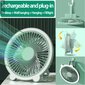 Kaasaskantav LED-valgustusega USB ventilaator hind ja info | Ventilaatorid | kaup24.ee