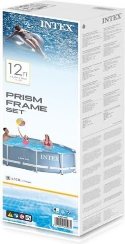 Karkassbassein Intex Prism Frame 366x76cm, filtriga цена и информация | Basseinid | kaup24.ee