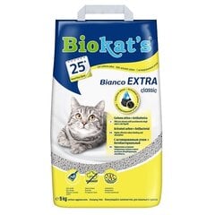 Наполнитель для кошачьего туалета : Gimborn Biokats Bianco Extra 5 кг. цена и информация | Туалеты для кошек | kaup24.ee