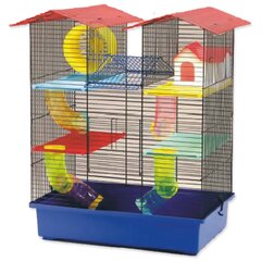 Puuri : Placek Cage CH 2, sinine+punane, 55*38*62cm hind ja info | Puurid ja tarvikud väikeloomadele | kaup24.ee