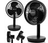 MalTec CoolDesk lauaventilaator, juhtmevaba, must hind ja info | Ventilaatorid | kaup24.ee