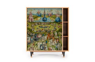 Комод BS6 The Garden By Hieronymus Bosch L 94 cm, орех цена и информация | Комоды | kaup24.ee