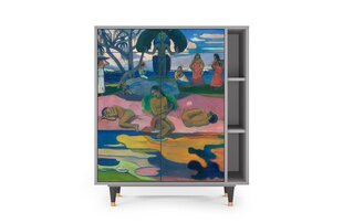 Комод BS6 Day Of The God By Paul Gauguin L 94 cm, серый цена и информация | Комоды | kaup24.ee