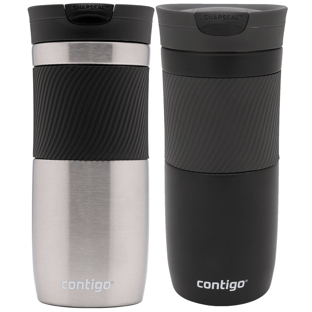 Contigo Byron 470ml termokruuside komplekt - roostevaba teras + matt must цена и информация | Termosed, termostassid | kaup24.ee