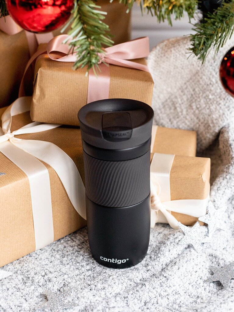 Contigo Byron 470ml termokruuside komplekt - roostevaba teras + matt must цена и информация | Termosed, termostassid | kaup24.ee