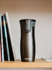 Contigo West Loop 2.0 470ml termokruuside komplekt - tumesinine matt + grafiit matt цена и информация | Термосы, термокружки | kaup24.ee