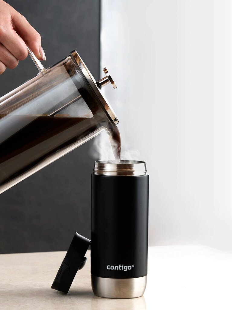 Contigo Huron 2.0 470ml termokohvimokk - must цена и информация | Termosed, termostassid | kaup24.ee