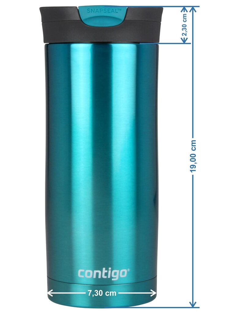 Contigo Huron 470ml termokruus - Forest - Gunmetal цена и информация | Termosed, termostassid | kaup24.ee