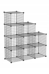 Modulaarne metallkapp x9 33x33x33cm, must hind ja info | Lastetoa komplektid | kaup24.ee