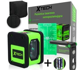 Самовыравнивающийся крестообразный лазер Xtech 4D с вращающимся креплением цена и информация | Механические инструменты | kaup24.ee