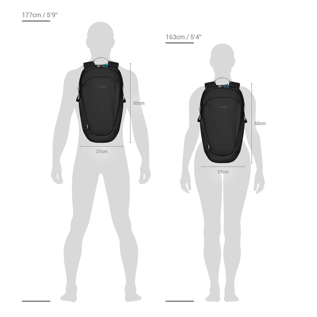 Pacsafe ECO CX Econyl® veekindel vargusevastane seljakott 25l - sinine цена и информация | Spordikotid, seljakotid | kaup24.ee