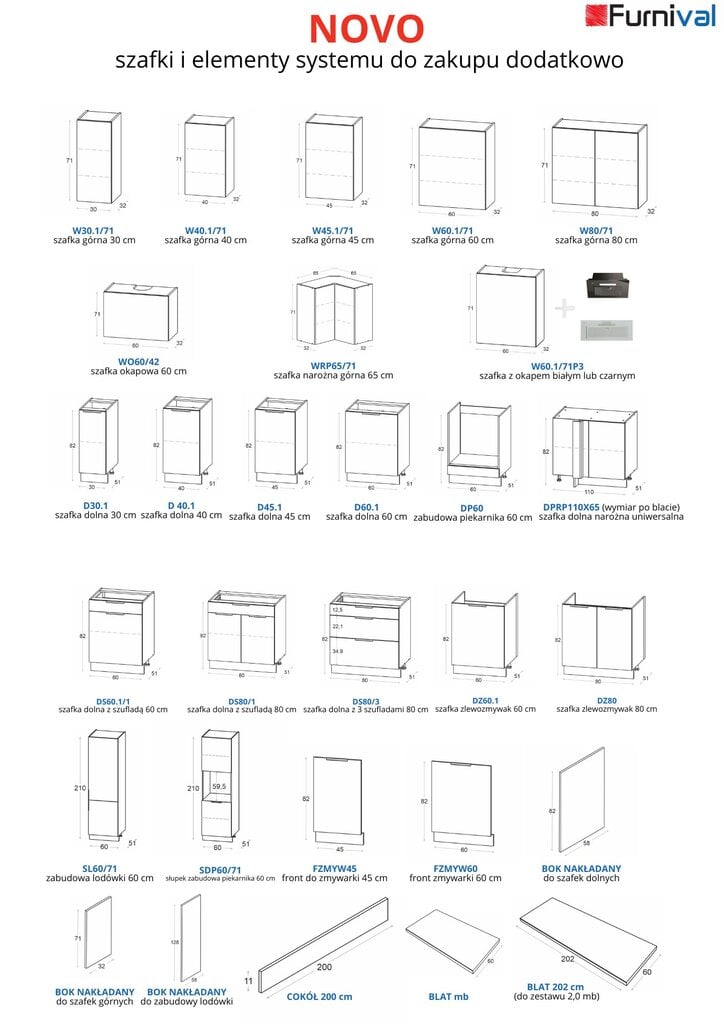 Novo alumise nurga köögikapp 110x65 cm, matthall hind ja info | Köögikapid | kaup24.ee