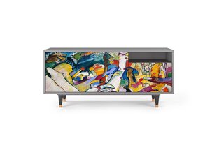 TV-kapp T7 Improvisation 26 By Wassily Kandinsky L 125 cm, hall hind ja info | Kummutid | kaup24.ee