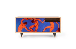 TV-kapp T7 The Dance By Henri Matisse L 125 cm, pähkel hind ja info | Kummutid | kaup24.ee