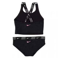 Nike Ujumisriided Teismelistele Nk G Logo Tape Crossback Black NESSE728 001 NESSE728 001/M hind ja info | Tüdrukute trikood | kaup24.ee