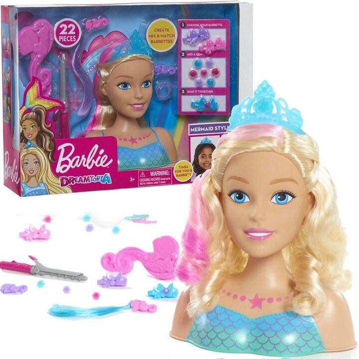 Stiilne nukupea Mermaid Barbie Dreamtopia + tarvikud Just Play hind ja info | Tüdrukute mänguasjad | kaup24.ee