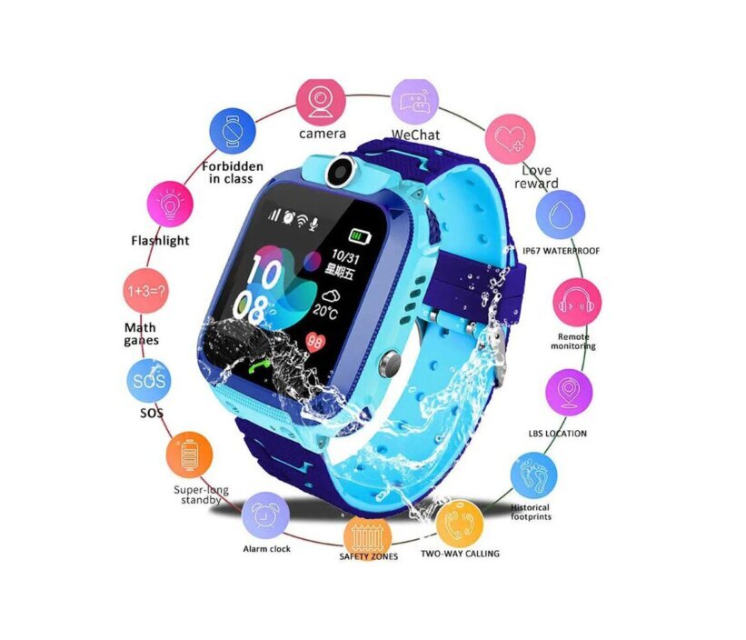 Nutikell Happy People H01 Blue hind ja info | Nutikellad (smartwatch) | kaup24.ee