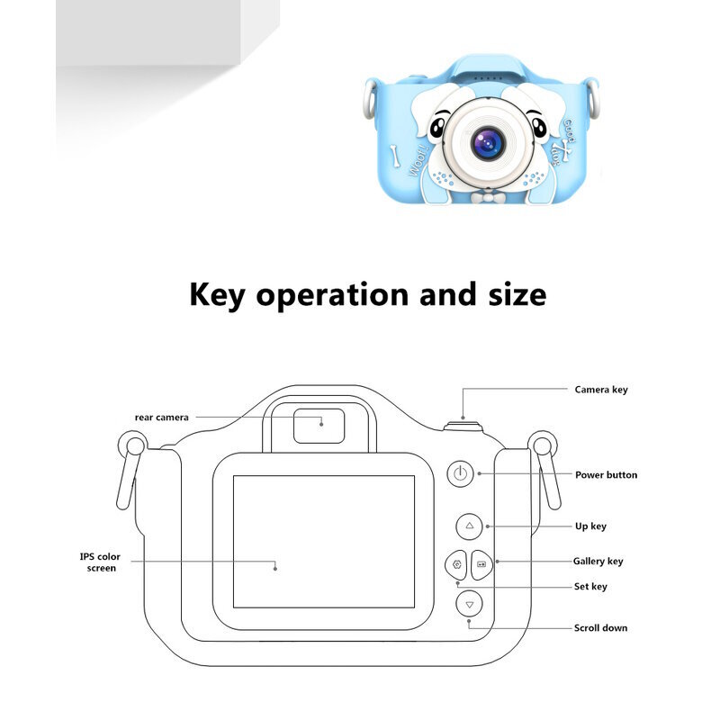 CP X5 Laste fotokaamera Reedel цена и информация | Fotoaparaadid | kaup24.ee