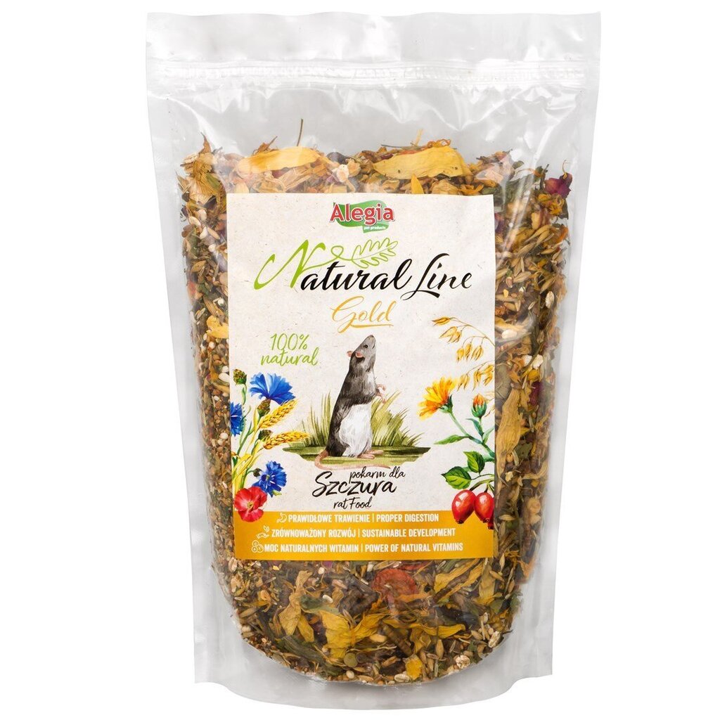 Toit rottidele Alegia Natural Line Gold, 2,2 kg hind ja info | Toit väikeloomadele | kaup24.ee