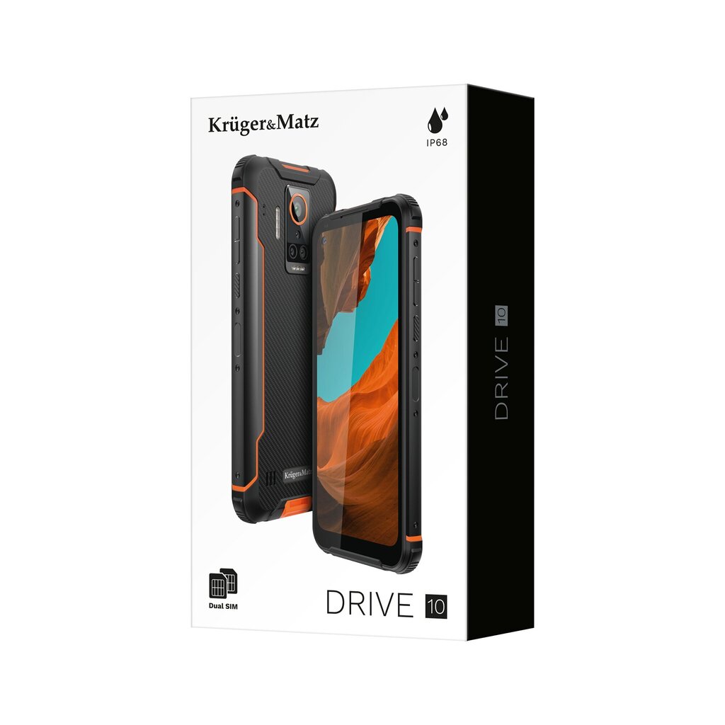 Kruger & Matz Drive 10 128 GB, must цена и информация | Telefonid | kaup24.ee