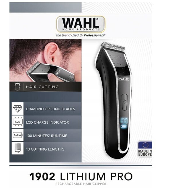 Juukselõikur Wahl Lithium Pro цена и информация | Juukselõikusmasinad, trimmerid | kaup24.ee