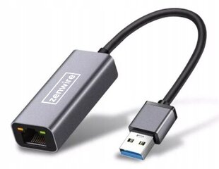 Adapter USB 3.0/LAN Zenwire hind ja info | USB jagajad, adapterid | kaup24.ee