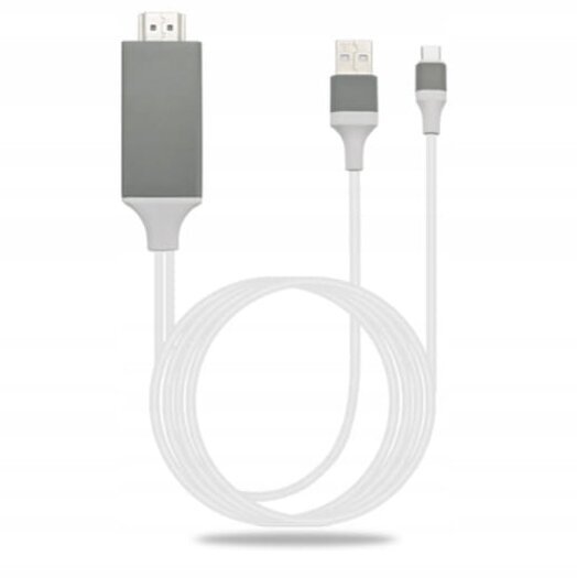 HDMI-adapter Lightning Zenwire'iga, valge hind ja info | USB jagajad, adapterid | kaup24.ee