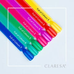 гибридный лак claresa full of colors 6 -5 г цена и информация | Лаки для ногтей, укрепители для ногтей | kaup24.ee